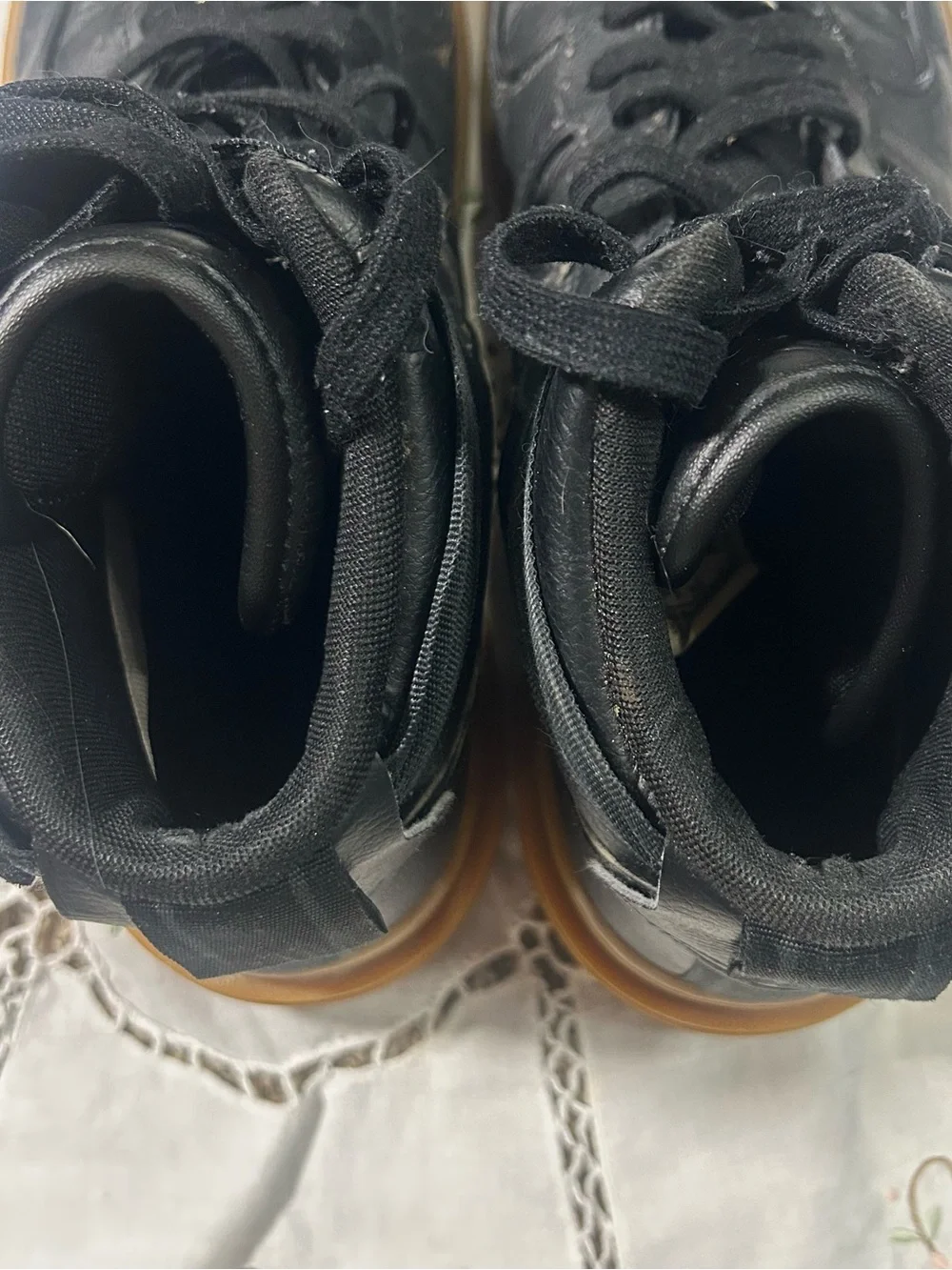 Nike Air Force 1 Black 10.5 High Top Gore-Tex Boots